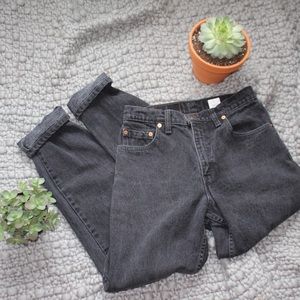 black vintage levi’s jeans 550